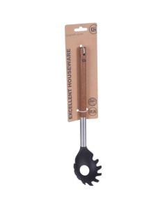 Spaghetti spoon, nylon, black/brown, 32.5 cm