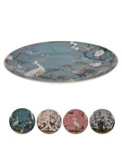 Pjatë servirje, porcelan, shumëngjyrësh, Dia. 26 cm