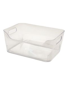 Fridge organizer, polystyrene, transparent, 7L /  30.3x 21.5x H 12.6 cm