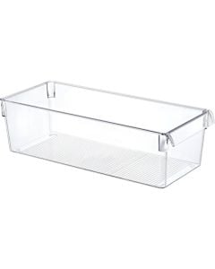 Fridge organizer, polystyrene, transparent, 36x 15x H10 cm