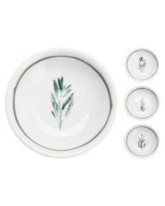 Pjatë servirje, porcelan, e bardhë, Dia. 10 cm