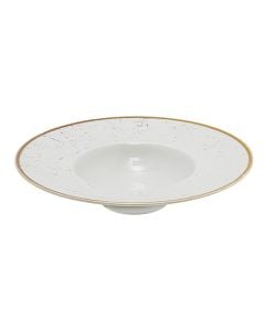 Pasta plate K-Bowl Napoli STAINS, porcelain, beige, Dia. 27.5 cm