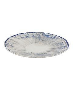 Pjatë e sheshtë Konos FREEDOM, porcelan, bezhë/blu, Dia. 28 cm
