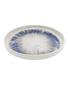 Pjatë servirje Oslo FREEDOM, porcelan, bezhë/blu, Dia. 28 cm