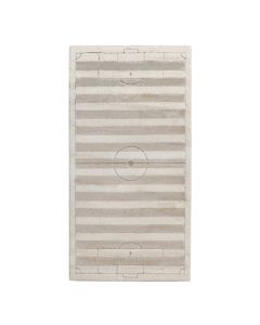 Rug Eclipse, polypropylene and polyester, grey/cream, 80x150 cm