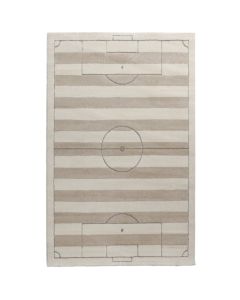 Tapet Eclipse, polipropilen dhe poliestër, gri/krem, 200x300 cm