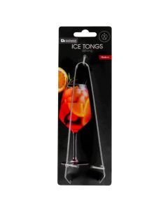 Ice clip, chromium, silver color, 15 cm
