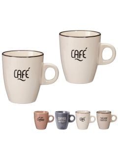 Mug, ceramic, assorted colors, 220 ml