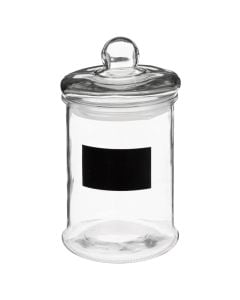 Bonboniere, qelq, transparente, 1.2L / Dia. 11.3 x H 19 cm