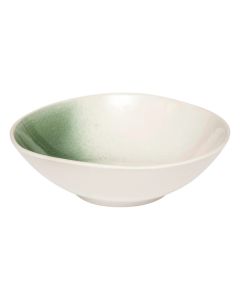 Pjatë supe Mala, qeramike, jeshile/e bardhë, Dia. 19 x H 6.8 cm