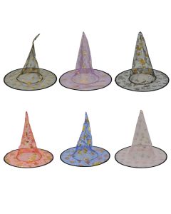 Witch hat, 38x33 cm, textil, mix