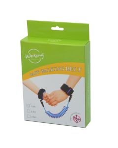 Safty walker, for children, plastic-steel, orange green, 140 cm