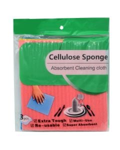 Cleaning cloth, "Extra", cellulose, mix, 16x20 cm, 1 piece
