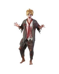 Kostum Halloween për meshkuj , "High school",m,l, jeshile-bardhë