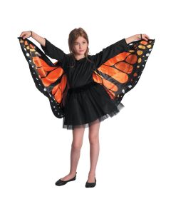 Krahe Halloween për femra , "Butterfly" zi-kuq