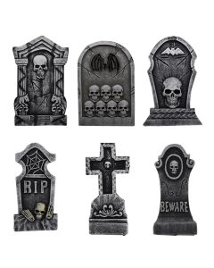 Tombstone halloween, plastic,30x8x48 cm, grey