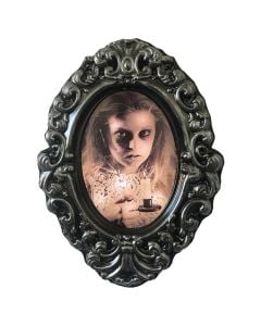 Wall frame décor, 33x25x2 cm, grey