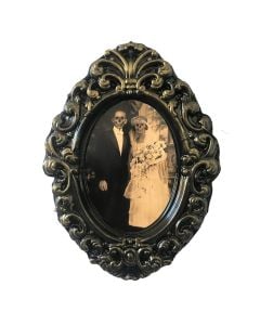 Wall frame décor, 33x25x2 cm, grey