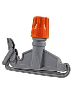Mop holder, "Perfetto factory", polypropylene, 42x17 cm, grey, 1 piece