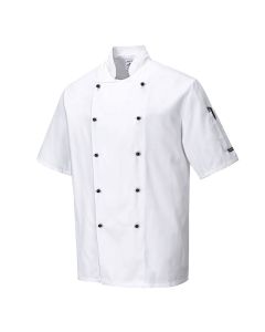 Chef's jacket, "Somerset", with buttons, white, xxl