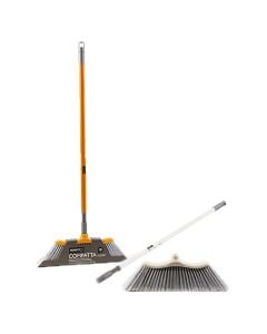 Fshesë pastrimi,"Perfetto", me shkop, 130 cm, portokalli-bezhe, 1 copë
