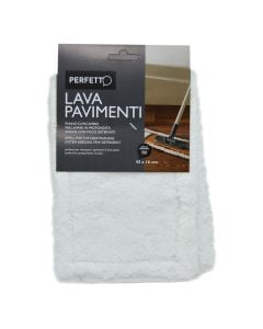 Cleaning mop, "Perfetto", Floor cleaner, 42 cm, white, 1 piece
