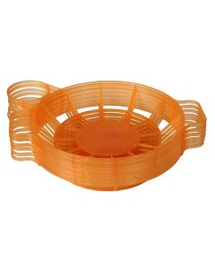 Disposable dish & cup holder x6 pcs, Size: D.20 xh3 cm, Color: Assorted, Material: Plastic