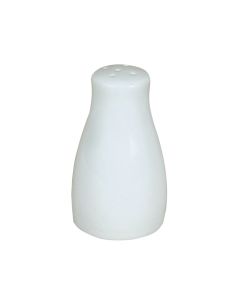 Salt holder, Size: D.3.5 x8 cm, Color: White, Materiali: Porcelain