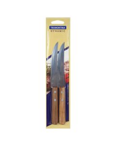 Thikë bifteku TRAMONTINA, Pk 2, 20 cm, (kafe), metalike- ddru