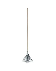 Krëhër kopshti me bisht, metalik/dru, 22 dhëmbë, 140 cm