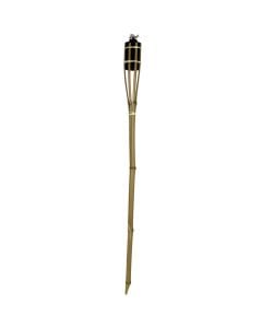 Pishtar bambuje me depozite metalike,Permasa: 90cm, Ngjyra: Natyrale, Materiali: Bambu+Metal