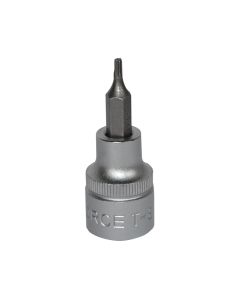 Kokë kriketi yllëz, e shkurtër, FORCE, krom- vanadium, 3/8", T8