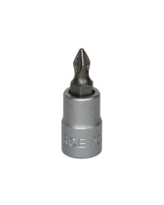 Kokë kriketi yllëz, e shkurtër, FORCE, krom- vanadium, 1/4", PZ.1