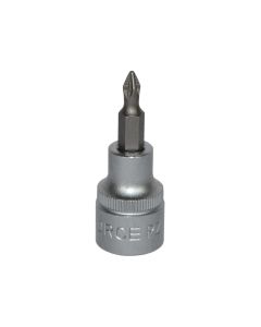 Kokë kriketi yllëz, e shkurtër, FORCE, krom- vanadium, 3/8", PZ.1