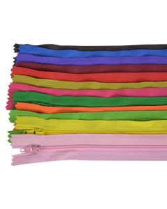 Zinxhir rrobaqepsie, pambuk, 23 cm, mikse, 1 pako