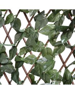 Gardh  firzamonik bamboo me gjethe artificale, Brixo, 200x100 cm, ngjyra jeshile