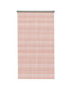 Tent door in plastic beads with PVC backing. ,dimension 100x220
