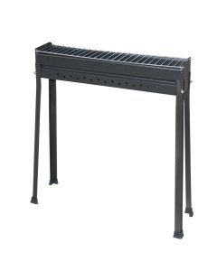 Barbekju me qymyr, "Cuoco", celik , zi, 60x15x70 cm, 1 cope