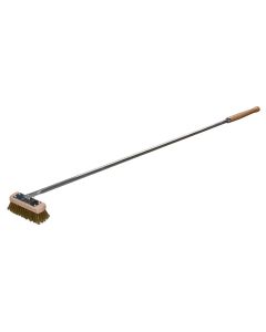Basting brush, "Forno", with wood handle, stainless steel, silver, 200 gr, 165x16 cm, 1 piece