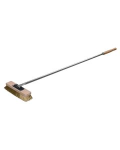 Basting brush, "Forno", with wood handle, stainless steel, silver, 220 gr, 165x27x7 cm, 1 piece