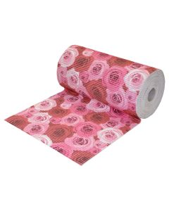 Tapet per tualet, Permasa: Rollon: 65 cm x15m, Ngjyra: Kuqe, Materiali: PVC