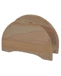 Paper napkin holder, Size: 14xH9cm Color: Natural, Material: Wood