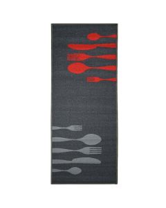 Rrugice kuzhine, Permasa: 57x140cm, Ngjyra: Gri, Materiali : Poliester