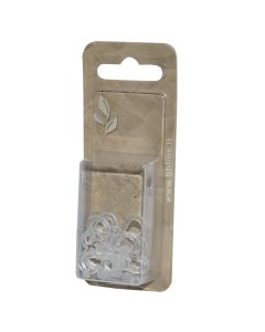 Plastic clip for curtains, Size: Dia.7mm, Color: White, Material: Plastic