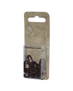 Plastic clip for curtains, Size: Dia.7mm, Color: White, Material: Plastic