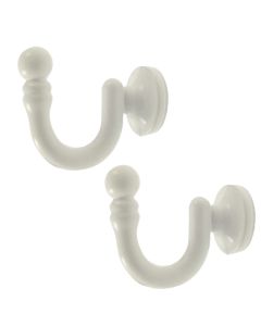 Tieback VENERE for curtain, Size: 3cm, Color: White, Material: Metalic
