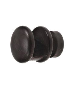 Support for wooden rod, Size: Dia.11mm, Color: Walnut, Material: Wood