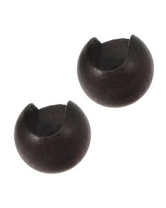 Support for wooden rod, Size: Dia.11mm, Color: Walnut, Material: Wood