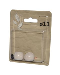 Support for wooden rod, Size: Dia.11mm, Color: Bleached ash, Materiali: Dru