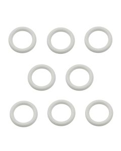 Unazë për shufer perde, Përmasa: Dia.23mm, Ngjyra: Bardhë, Materiali: Dru
